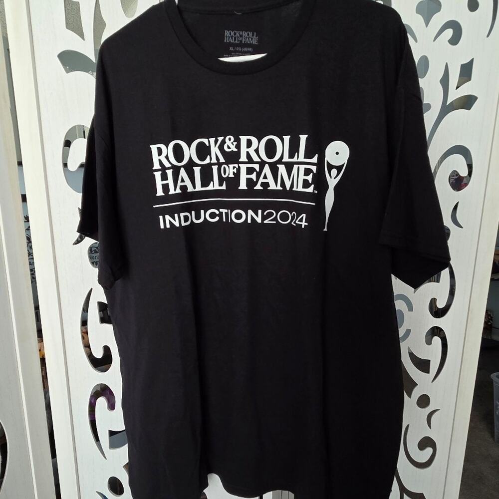 Rock & Roll Hall of Fame 2024 Induction Concert T-Shirt Black XL NWOT Official